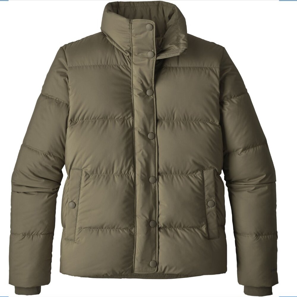 Patagonia Silent Down Jacket, Basin Green, Small